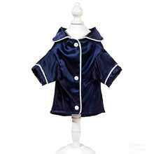 Pet Spring/Autumn Thin Home Wear, Cartoon Print Design, Suitable For Small Dogs Like Schnauzer, Skin-Friendly And Soft - Royal Blue - View 8
