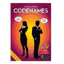 Codenames Duet Board Game Action Code Duet Puzzle Card Game - Red - View 2