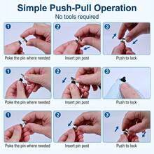150Pcs 3 Style Pin Backs Set Locking Rubber Metal Pin Backs Clasp Pin Keepers For Enamel Pins Badges Brooches Lapel Pins DIY - 150Pcs-3tyles - View 9