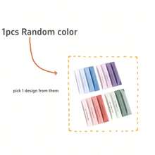 4pcs Gradient Color Tape, Pen-Style Double-Sided Dotted Tape Cutter, Suitable For Memo, Diary, Handmade DIY, Scrapbooking, Back To School And Office Supplies - Multi Colors - View 15