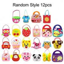 1 Set DIY Sewing Kit, Handmade Handbag, Safety Needle And Felt Material, No Power Required, Perfect For Birthday Gift, Fun Creative Expression, Helps Develop Fine Motor Skills - Multicolor - View 11