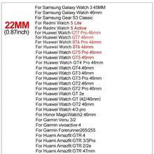 22mm Two-Tone Silicone Watch Strap Compatible With Huawei Watch GT7 GT7Pro GT6 GT5 GT4 GT3 GT2 46mm Sweat Resistant Sport Smart Band Bracelet - 22mm - View 6