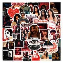 Obsession Stickers, Arts & Crafts, For Decorating Stationery, Water Bottles, Luggage, Refrigerators, Skateboards, Guitars - one-size - View 1