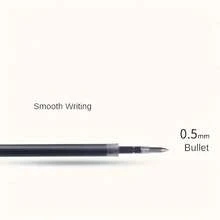 12PCS/ Matte Retractable Ballpoint Pen 0.5mm, Special Gel Ink For Exams, Transparent Stylish Ballpoint Pen - Multiple Styles - View 4