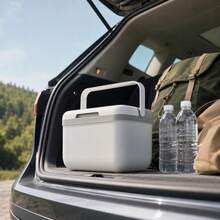 5L Portable Small Insulated Cooler Box For Outdoor Car Trip Picnic Food Storag - White - View 5