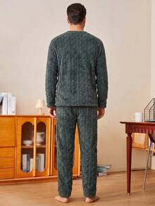 Men Loungewear Sets - Black - View 2