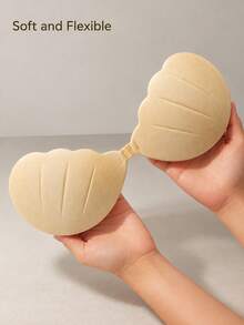 Bra Push-Up Tanpa Tali Silikon Tak Terlihat untuk Wanita | Mengangkat Seketika, Cocok untuk Gaun Malam Tanpa Punggung dan Aksesori Pakaian Dalam untuk Acara Khusus - MultiWarna - View 4