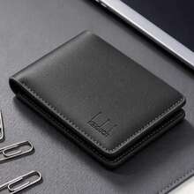 KAIDUCH Vintage Men's Wallet, Slim Multi-Card Slot Wallet, Business Multi-Function Portable Men's Front Pocket Wallet, Coin Purse, Minimalist Card Holder, Short Men's Mini Wallet, Suitable As A Gift For Men - Multicolor - View 8