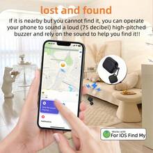 Getpower 4-PCS Smart Tag, Works Compatible With Iphone Find My App, Real-Time Location, Privacy Protection&Shared Smart Trackers, With Notice Of Loss, Tracking Luggage Keys, Backpacks, Wallets Or Holiday Gifts, No Monthly Fee, Worry-Free Against Loss(Only For IOS Device) - Black - View 4
