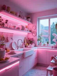 LED Neon Light, 5V USB LED Light Strip With Button Controller, Flexible Neon Rope Light, Suitable For Indoor And Outdoor Decoration, Bedroom, Kitchen, Party, TV Backlight - Neon Light - View 3