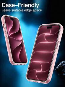 3pcs Privacy Anti-Peeping Tempered Glass Screen Protector, Privacy Protection, Tempered Glass Material, High Hardness Anti-Collision Scratch-Resistant, Shatter-Resistant, Clear Image Quality, Perfect Fit For Phone Case, Compatible With Iphone 18 Pro Max/18 Pro/17 Pro Max/17 Pro/17 Air/17/16 Pro Max/16 Pro/16 Plus/16/15 Pro Max/15 Pro/15 Plus/15/14/13/12 And Other Models - Black - View 8