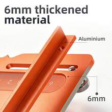 Imbot Woodworking Slotting Tool, High-Efficiency Professional Slotting Base Plate, Slotting Auxiliary Tool, Aluminum Alloy Material, Laser Scale, Universal For Small Trimmers, Essential Tool For Woodworking And DIY Projects - Grooving Tool + 3-flute Straight Shank End Mill - View 6