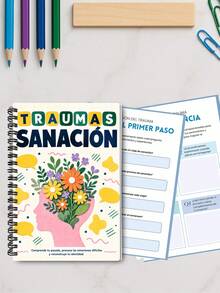 Spanish Trauma Healing Workbook For Adults, Emotional Processing & Self Reflection Journal, Guided Exercises For Understanding The Past, Self Discovery, Emotional Wellness & Personal Growth, Spiral Bound Workbook - A5 - View 4
