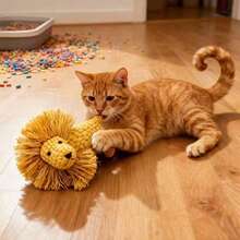 1PC Lion/Giraffe-Shaped Rope Toy, Suitable For Pets. The Design Is Durable And Resistant To Chewing. It Is Perfect For Outdoor Use And Daily Family Interactive Games. Suitable For Small And Medium-Sized Dogs. Resistant To Chewing, Easy To Chew. - Multicolor - View 8