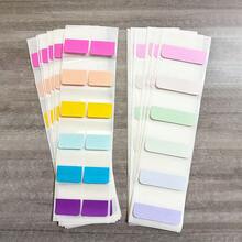 240/120/60pcs Index Tab Stickers, Sticky Notes, Office Supplies, Label Paper, Back To School Supplies, Student Stationery, Memo Pads, Notebooks, Notebooks - Multicolor - View 18