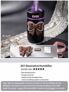 icesugarcat 1 máy tạo ẩm ô tô yên tĩnh 280ml và máy khuếch tán tinh dầu ô tô, trang trí DIY, 2 chế độ hoạt động, tùy chọn đen và trắng, đèn môi trường nhiều màu, nhỏ gọn và di động, dùng nguồn USB [yêu cầu cắm điện], có thể thêm tinh dầu, phù hợp cho ô tô, văn phòng, phòng ngủ, phòng lớn, máy tạo ẩm để bàn tại nhà, phụ kiện ô tô và máy khuếch tán tinh dầu ô tô - Hình trụ - Xem 16