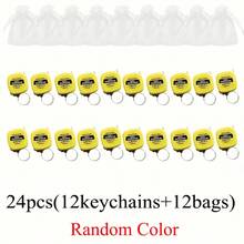 20pcs Mini Retractable Tape Measure Keychain, 1m/3ft Portable Pocket Ruler, Metal And Plastic Material, Random Color, Party Favors And Gifts - Multicolor Mini Tape Measure Keychain - View 12
