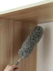 Retractable Microfiber Duster, Reusable, Washable, Soft And Flexible, With Extendable Handle, Suitable For Home And Office, For Cleaning Ceiling Fans, Windows And Furniture, Christmas - A - View 8