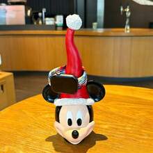 Disney 1pc Mickey Creative Classic Cute Christmas Hat Mouse Head Stitch Jewelry Holder, Watch & Bead Display Rack, Home Birthday Decor, Christmas Decoration, Home Storage - Animal - View 9