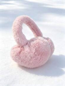 Autumn/Winter Korean Style Heart-Shaped Plush Ear Muffs, Anti-Freeze Warm Ear Covers, Ear Protection Warm Suitable For Outdoor Sports - Heart - View 7