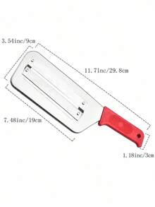 Stainless Steel Cabbage Slicer, Manual Vegetable And Fruit Slicer, Kitchen Gadget, Suitable For Pickles And Salads, Dishwasher , Suitable For Restaurant And Home Kitchen, Christmas, Halloween, Thanksgiving Holiday Gift - Multicolor - View 5