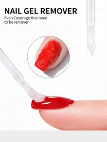 XEIJAYI 1件裝凝膠指甲油卸除劑，適用於UV/LED，適合美甲沙龍與居家DIY美甲使用 - 無色 - 查看 5