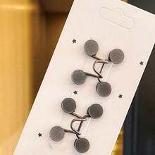 2/4/6/8 Pack Detachable Tool-Free Waist Adjuster Buttons, Sew-Free Decorative Design Perfect For Loose Oversized Denim Jeans - Multicolor - View 9