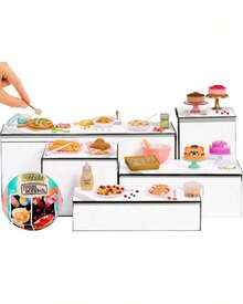 MGA Entertainment 1pc Random Style MGA Miniverse Make It Mini From Scratch Mystery Capsule, Random Style DIY Mini Cake Dessert Craft Kit, Tiny Bakery Scene Model, Creative Assembly, Collectible Desk Shelf Display Decor - Multicolor - View 5