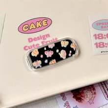 Cartoon Cute Animal Cat Paw Adhesive Makeup Mirror Phone Stand, Horizontal & Vertical Foldable Mirror, Compact Portable Desktop Support For Watching Videos, Back-Mounted Slouchy Mirror - Multicolor - View 10
