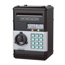 Children's Electronic Password Piggy Bank, Automatic Bill And Coin Deposit ATM Savings Box, Popular Birthday And Christmas Gift For Ages 3 And Up - Black - View 5