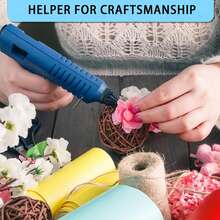 10/20/30/40/50 Pack 7mm X 100mm Hot Glue Gun Sticks For Glue Guns, EVA Clear Glue Gun Sticks, Hot Glue Gun Sticks For DIY Craft Sticky Projects & More - Multicolor - View 7