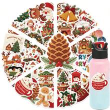 50pcs Knitted Christmas Style Creative Holiday Gift Stickers DIY Decorative Phone Cases, Computers, Notebook,Tablets, Exquisite Stickers,Gift Stickers - one-size - View 10