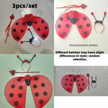 3 cái/1 cái cánh bọ rùa hóa trang cho người lớn dùng trong tiệc khiêu vũ Giáng sinh, Halloween và biểu diễn, cũng phù hợp mặc hàng ngày - Nhiều màu - Xem 11