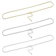 1pc Brass Box Link Blank Necklace Chain Thin Rectangular Box Chain Gold Silver Tone DIY Jewelry Making Necklace Chain Base Craft Accessories - Multicolor - View 9