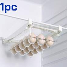 1pc, Refrigerator Storage Box, Drawer-Style Hanging Design, Fresh-Keeping Box, Can Hold Eggs And Fruits/Vegetables, Dual-Use For Freezer And Refrigerator, Kitchen Organization Tool, Suitable For Home Kitchen, Refrigerator Storage And Holiday Ingredient Organization. - Multicolor - View 12