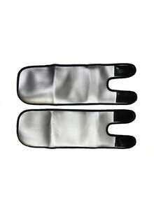 Set Pembentuk Kaki dan Lengan Sauna Keringat yang Dapat Diatur, Pita Pelangsing Kaki dan Lengan Unisex, Lengan Keringat Pembakar Lemak untuk Kebugaran, Hitam - MultiWarna - View 12