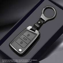 Alloy Style Car Key Shell Protective Cover For Golf 7 GTI Mk7 R, Touran, Octavia 3, Superb, Kodiaq, Karoq, Seat Leon Mk3, Ateca Gifts For Mother, Father, Graduation, And Teacher - one-size - View 5