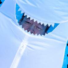 Inflatable Shark Role-Playing Costume, Funny Party Dress-Up Prop,No Blower Fun Clothing, Man-Eating Shark Costume For Party Role-Playing - Multicolor - View 10