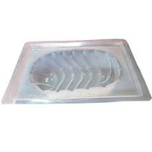 Large Worm Jelly Mold, Oval With Waves - View 3
