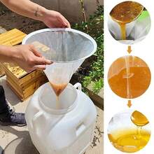1pc Nylon Conical Honey Filter Bag, Ultra-Fine Mesh, Designed To Remove Impurities, Reusable, Professional Beekeeping Tool - View 3