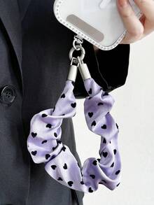 One Piece. Organza Circular Heart-Shaped Mobile Phone Chain For Wrist ...