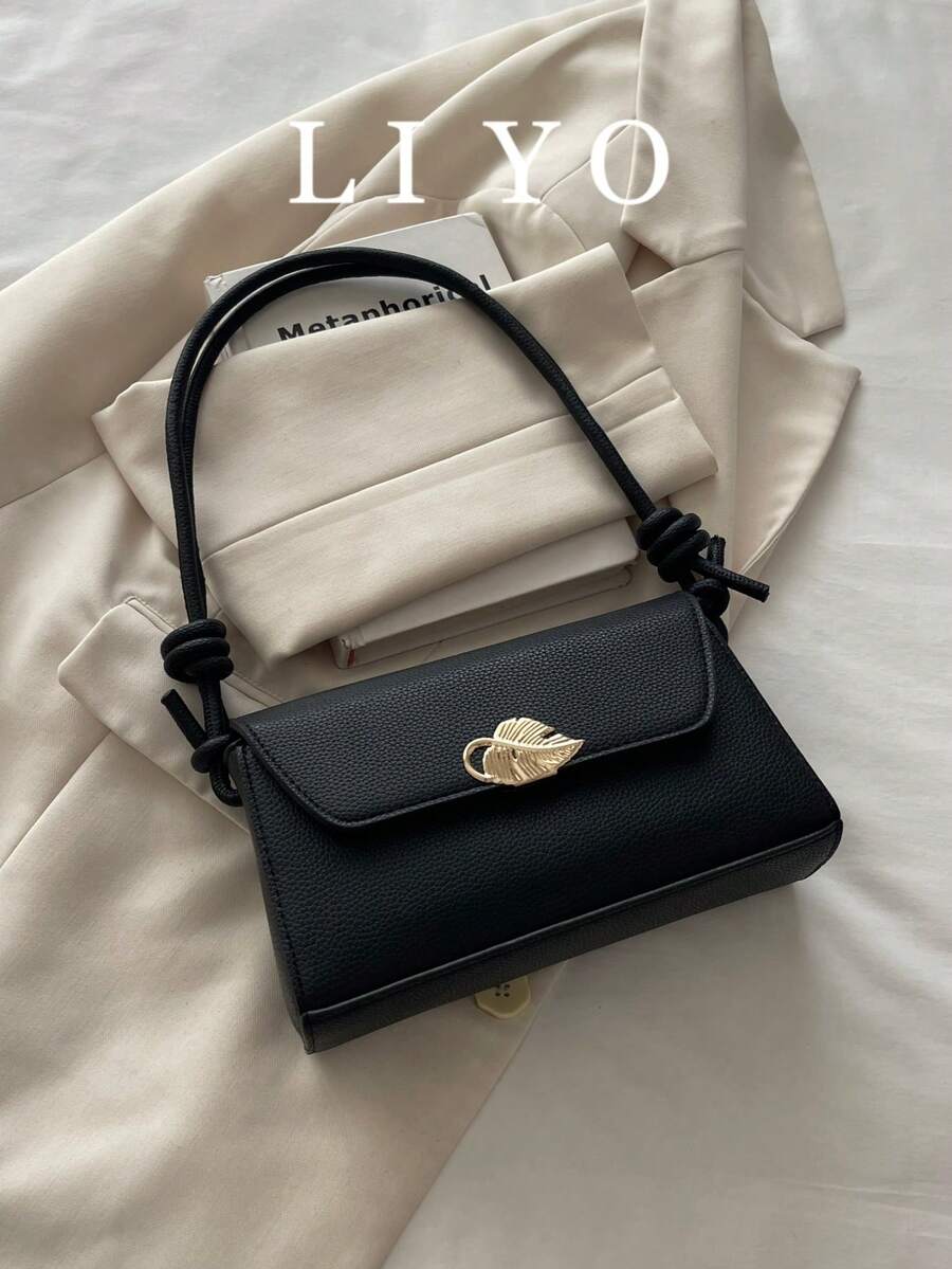 New Women's Fashion Versatile Flap Small Square Bag, Commuter Style Shoulder Bag And Crossbody Bag