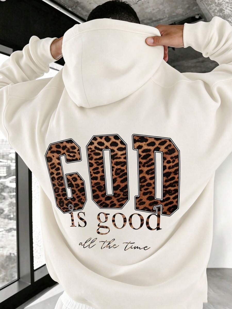 Men's Autumn/Winter Casual Fashion Leopard Print 