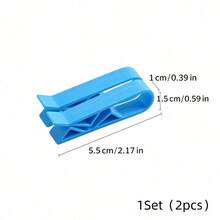2pcs Multi-Purpose Trash Bag Clip, U-Shaped Non-Slip Plastic Bag Sealer Clip, Prevents Trash Bag Sliding, For Kitchen, Living Room, Snack Bag Sealing, Household Storage Accessory - Clip - View 10