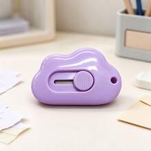 Cute Cloud Mini Retractable Utility Knife, Portable Paper Cutter With Sharp Blade, Package Opener, Practical Cutting Tool For Office, School, Home, DIY Crafts, Learning Supplies, Office Accessories, Car Interior Accessories, Scrapbooking - Multicolor - View 16