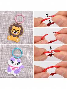 50pcs Dopamine Colorful Metal Loose-Leaf Rings, Learning Word Flashcards, Information Cards And Label Cards Organizer Rings, DIY Photo Binding Rings, Multi-Functional Stationery Office Supplies, Suitable For Students, Teachers And Office Use - 50pcs - View 5