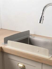 Waterproof Sink Splash Guard Block Splashing Water Washable Sink Basin Splash Blocker For Lab Sink Vegetable Basin Dishwasher Anti-Splash Water Barrier Sink Protector Apartment Home Room Kitchen Essentials Decor RV Coffee Bar Bathroom Accessories - Multi-color - View 11