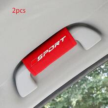 2Pcs Car Plush Roof Door Handle Protector, Car Armrest Cover, Car Door Handle Protector, Suitable For All Car Models - Multicolor - View 5