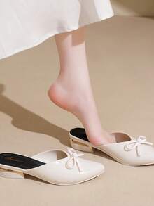 Women's New Fashion Low Vamp Commuter Versatile Work Shoes, Comfortable Non-Tiring Shoes - White - View 5