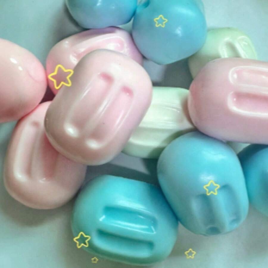 1 quả bóng xà phòng mini chân thực làm thủ công, đồ chơi bóp giảm căng thẳng - Nhiều màu - Xem 1